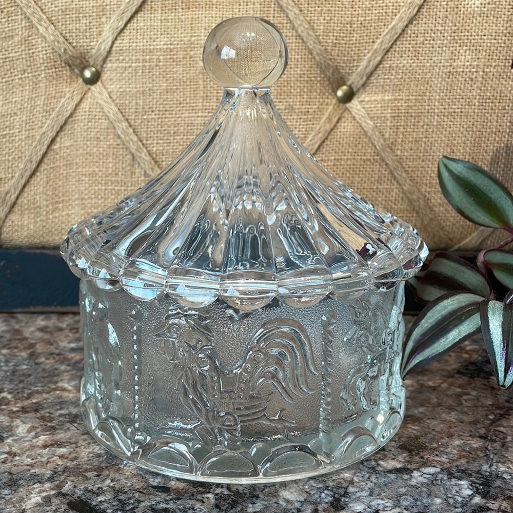 Vintage Carousel candy dish